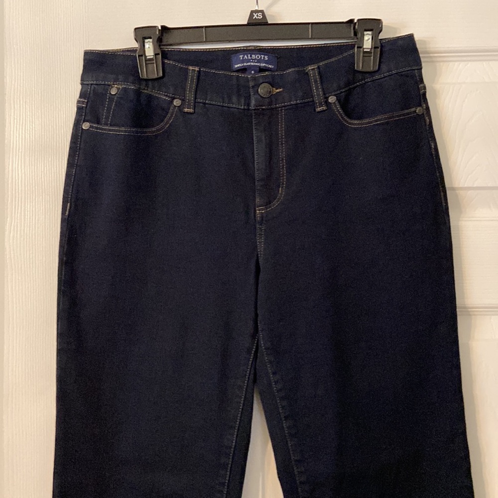 Talbots Simply Flattering 5-pocket jeans size 6 BNWOT inseam 30” - Picture 2 of 12